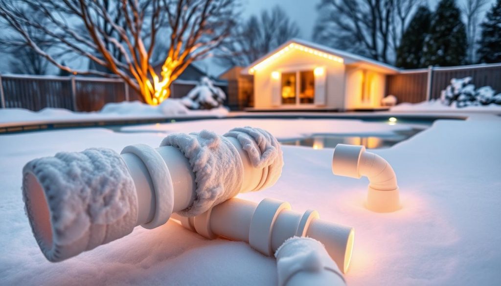 Frostschutzmaßnahmen für Pool Leitungen