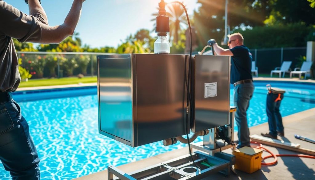 Installation eines UV-Filtrationssystems