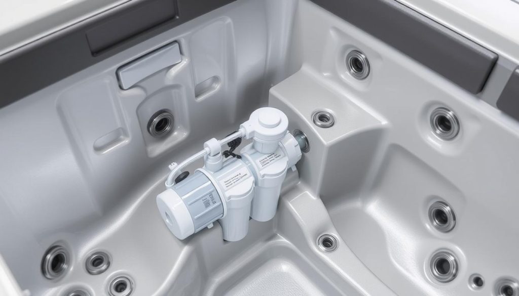 Kalkschutzsystem im Whirlpool