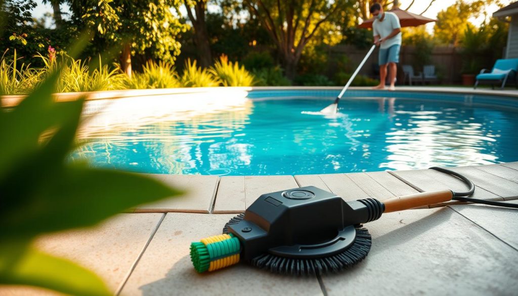 Pflege und Wartung des Pools