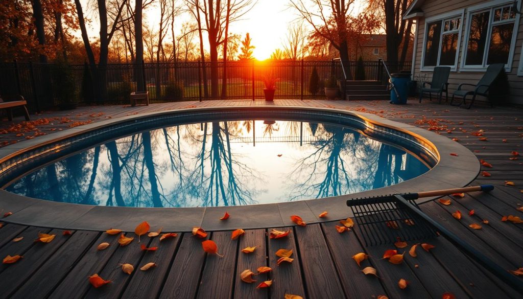 Pool Wintervorbereitung