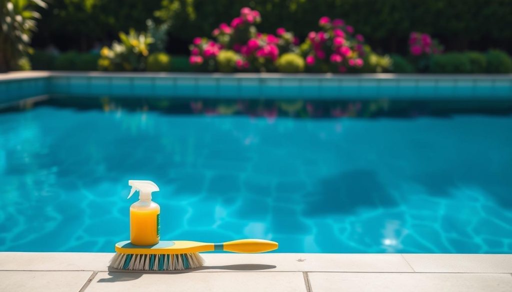 Poolfolie Reinigung