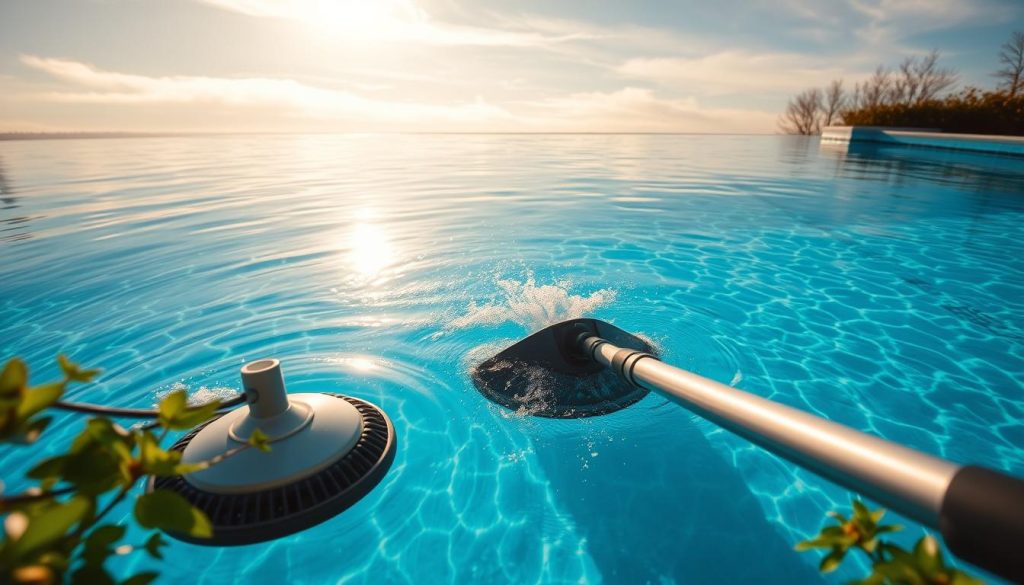 Poolreinigung nach Winter