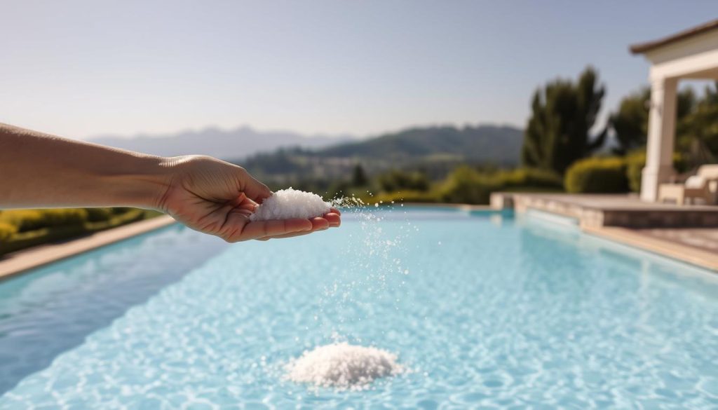 Salzwasserpool Desinfektion
