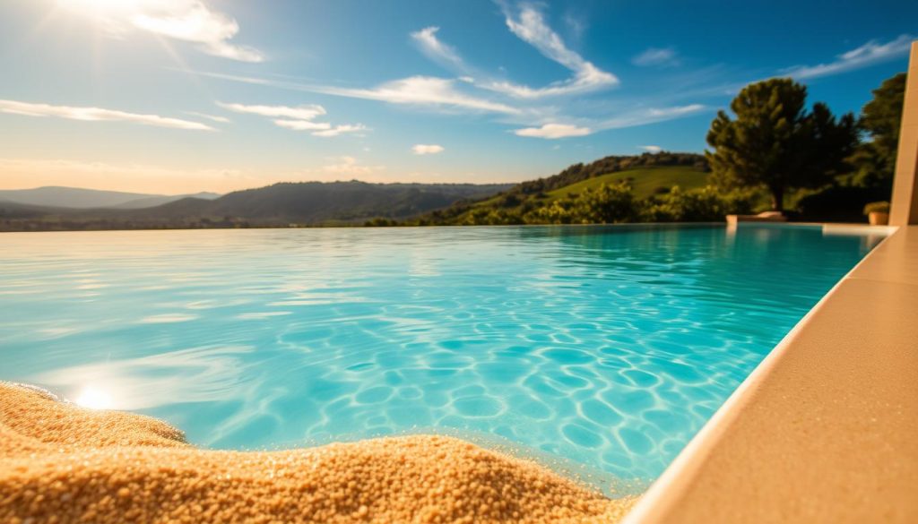 Sand im Pool