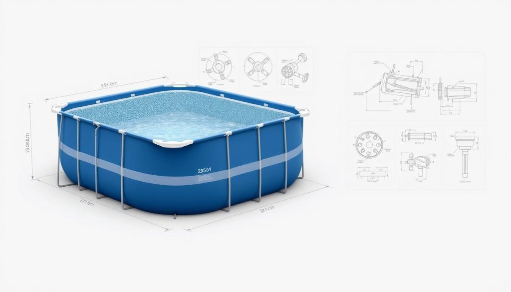 Technische Spezifikationen Pool 305
