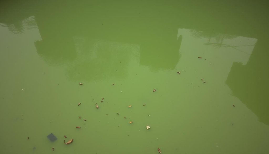 Trübes Poolwasser