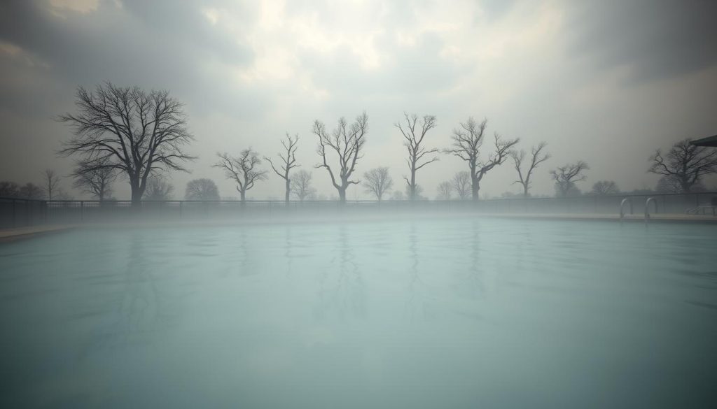 Trübes Poolwasser