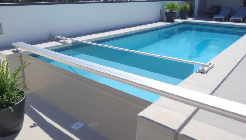 aufrollsystem thermofolie pool