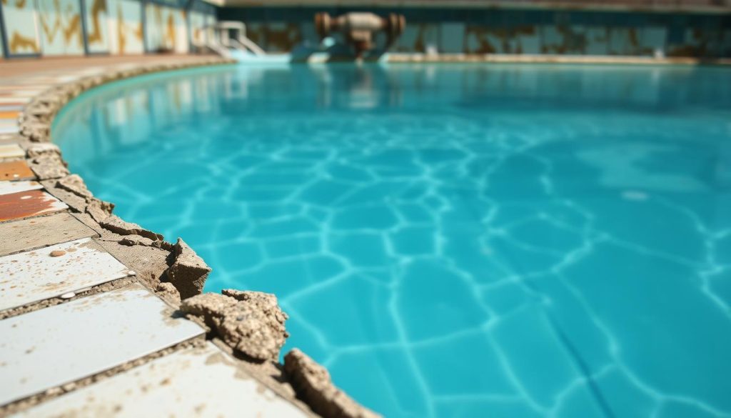 materialien pool schäden