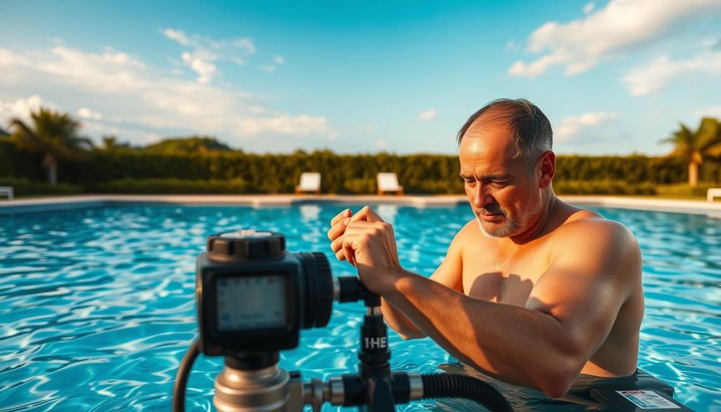 pH-Wert im Pool senken