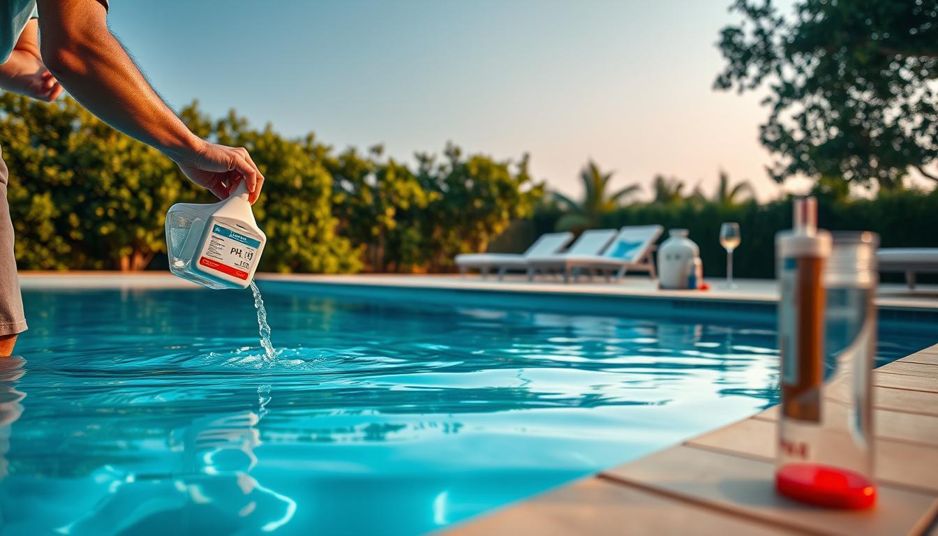 ph wert im pool zu niedrig