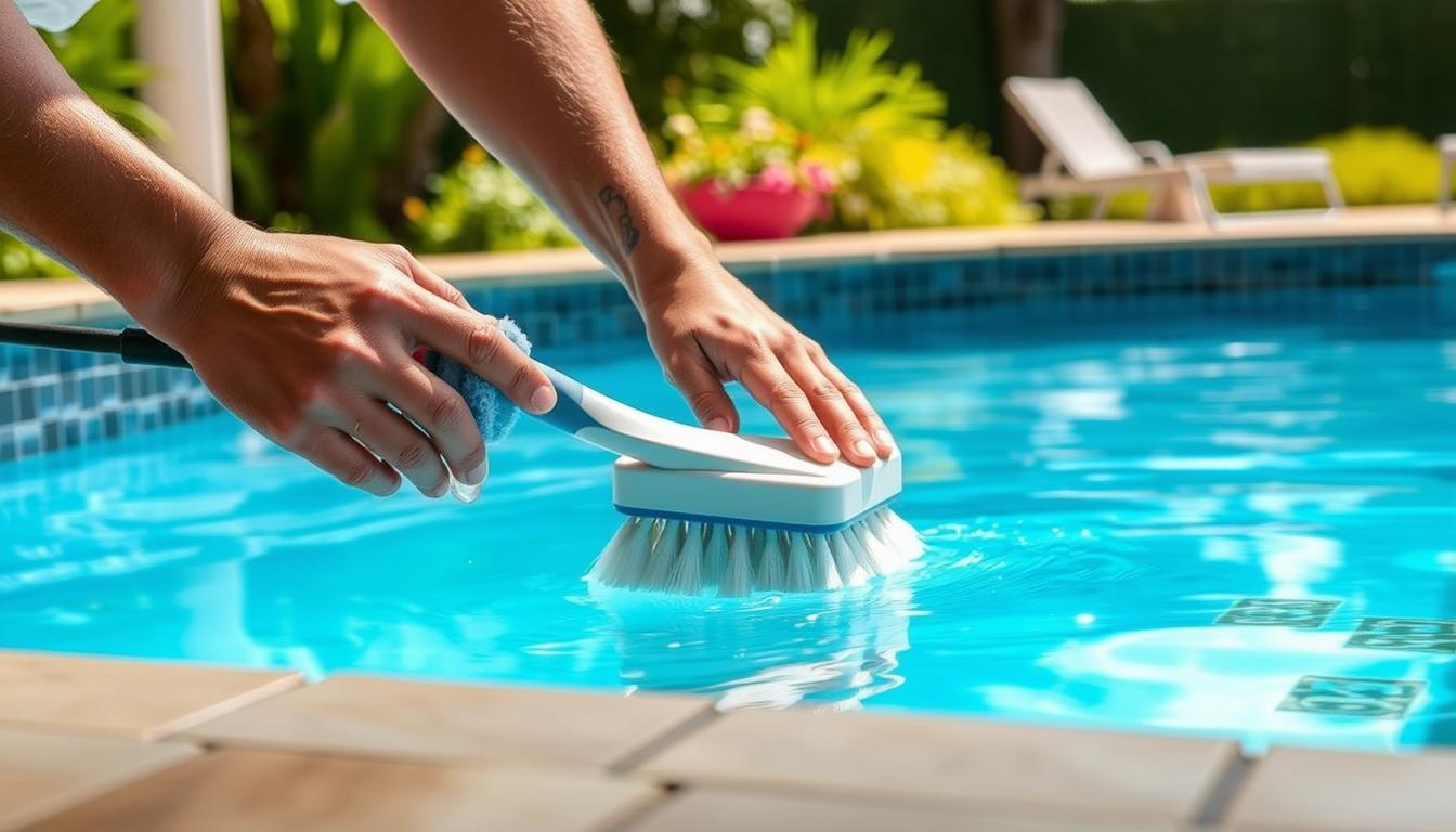Wie Sie Ihre Poolfolie reinigen ohne Wasser ablassen können 1 poolfolie reinigen ohne wasser ablassen
